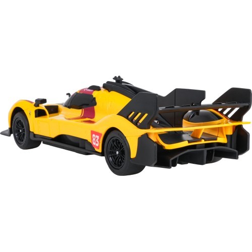 Радиоуправляемая машина 1:24 Ferrari 499P-N83 желтая RASTAR