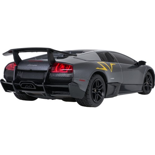 Nuotoliniu būdu valdomas automobilis 1:24 Lamborghini Murcielago LP670-4 Superveloce, pilkas, RASTAR