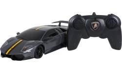 Nuotoliniu būdu valdomas automobilis 1:24 Lamborghini Murcielago LP670-4 Superveloce, pilkas, RASTAR
