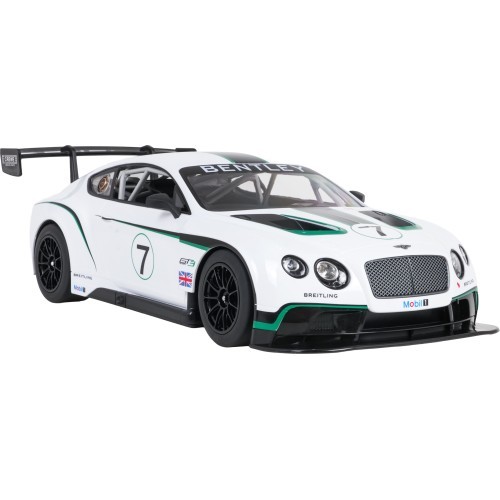 Nuotoliniu būdu valdomas automobilis 1:14 Bentley Continental GT3 baltas RASTAR