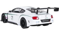 Nuotoliniu būdu valdomas automobilis 1:14 Bentley Continental GT3 baltas RASTAR
