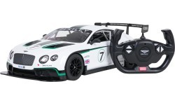 Nuotoliniu būdu valdomas automobilis 1:14 Bentley Continental GT3 baltas RASTAR