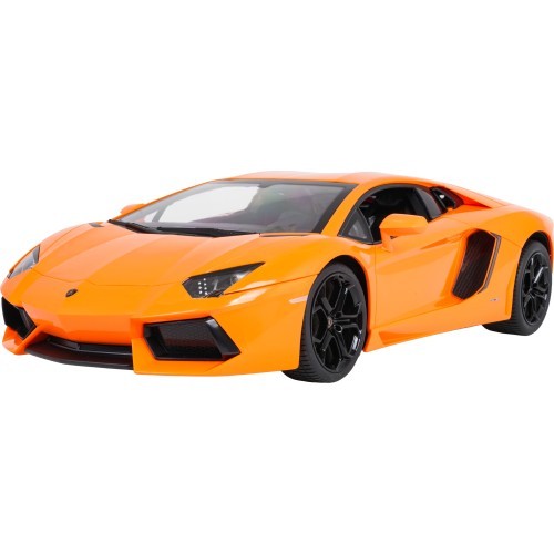 Nuotoliniu būdu valdomas automobilis RASTAR Lamborghini Aventador 1:10, oranžinis