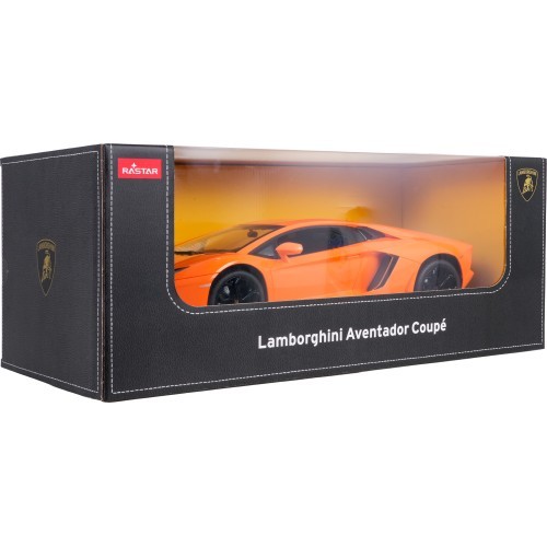 Nuotoliniu būdu valdomas automobilis RASTAR Lamborghini Aventador 1:10, oranžinis