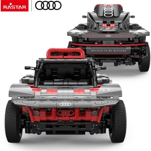 Konstruktorius automobilis 1:14 Audi RS Q e-tron pilkas RASTAR