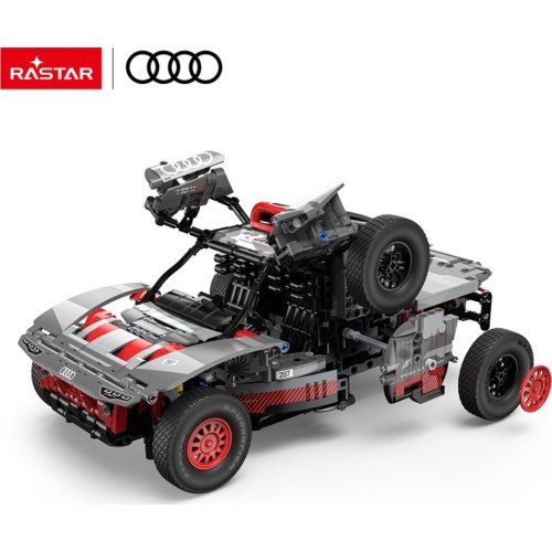 Konstruktorius automobilis 1:14 Audi RS Q e-tron pilkas RASTAR