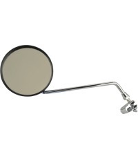 FISCHER electric bike mirror with clamp mount, metal (black/silver)