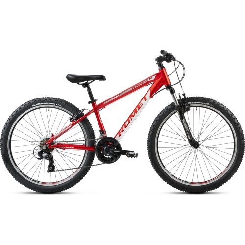Romet Rambler R6.1 2025 bicycle, red-white-grey