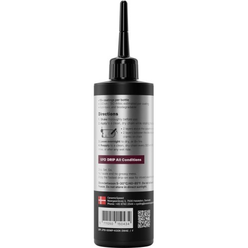 Grandinės tepalas CeramicSpeed UFO Drip All Conditions 100ml
