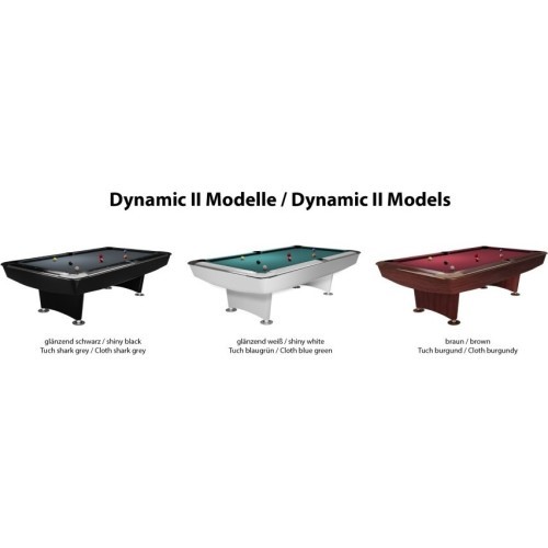 Pool Table Dynamic II - Brown, 9ft
