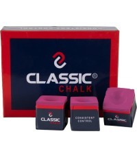 Kreida biliardo lazdoms Classic, raudona, 12 vnt.