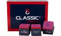Kreida biliardo lazdoms Classic, raudona, 12 vnt.