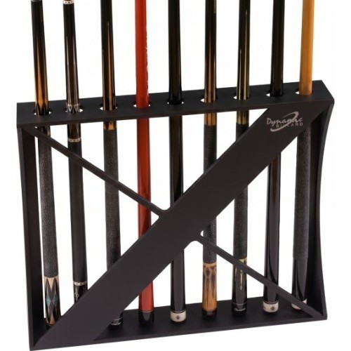 Cue Rack, Dynamic Club II for 9 Cues, acrylic, matte black