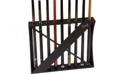 Stovas lazdoms Dynamic Club II, 9 lazdoms, akrilas, matinis juodas