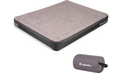 Dvivietis pripučiamas čiužinys inSPORTline Valkon Duo 192x151x22 cm su įmontuota elektrine pompa