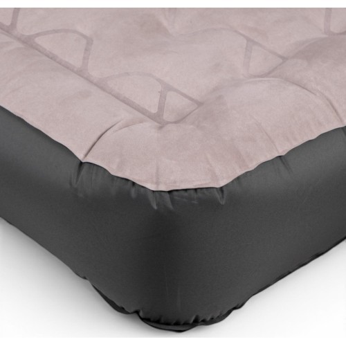 Dvivietis pripučiamas čiužinys inSPORTline Valkon Duo 192x151x22 cm su įmontuota elektrine pompa