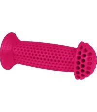 FORCE kids handlebar grips 100mm (rubber, pink)