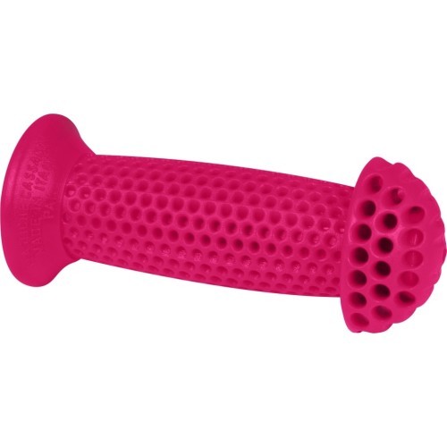 FORCE kids handlebar grips 100mm (rubber, pink)