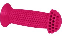 FORCE kids handlebar grips 100mm (rubber, pink)
