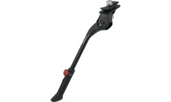 FORCE KID bike kickstand 16-20", center mount, adjustable (aluminium, black)