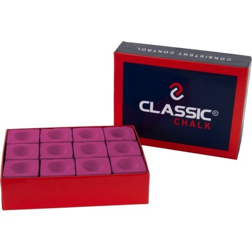Cue Chalk, Classic, Red, 12 pc. Pack
