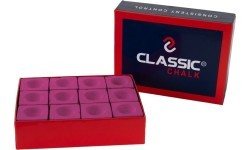 Kreida biliardo lazdoms Classic, raudona, 12 vnt.