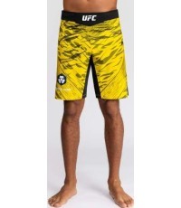 Мужские бойцовские шорты UFC Fusion by Venum Authentic Fight Night, удлинённый крой, жёлтые