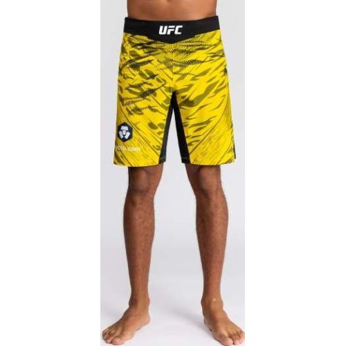 UFC Fusion by Venum Authentic Fight Night vyriški kovos šortai, ilgo kirpimo, geltoni
