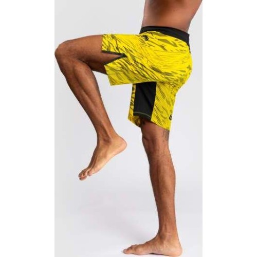 UFC Fusion by Venum Authentic Fight Night vyriški kovos šortai, ilgo kirpimo, geltoni