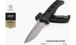 Benchmade 2730GY-1 Mini Auto Adamas, Black G10