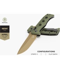 Benchmade 2730FE-2 Mini Auto Adamas, OD Green G10
