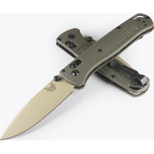 Benchmade 535TN-11 BUGOUT peilis, Deep Olive Grivory