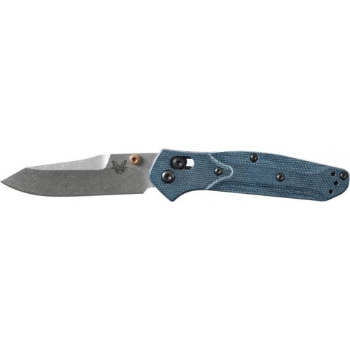 Benchmade 945-04 Mini Osborne peilis, Blue Denim Micarta