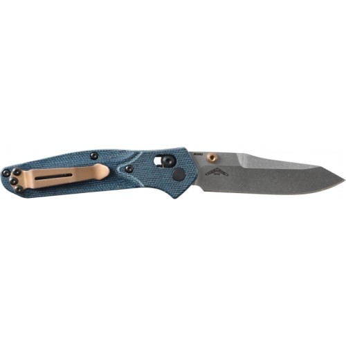 Benchmade 945-04 Mini Osborne, Blue Denim Micarta