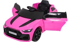 Audi RS6 Avant GT rožinis elektromobilis