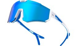 Children’s Sunglasses Altalist Kizuna JR - White-Blue with Blue Lenses
