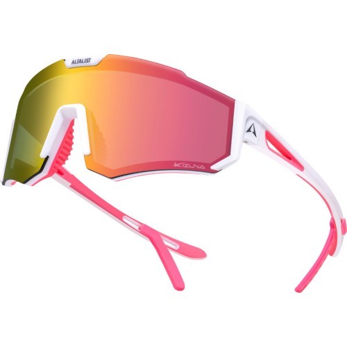 Children’s Sunglasses Altalist Kizuna JR - White-Pink with Pink Lenses