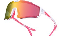 Детские солнцезащитные очки Altalist Kizuna JR - White-Pink with Pink Lenses