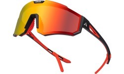 Vaikiški akiniai nuo saulės Altalist Kizuna JR - Black-Red with Red Lenses
