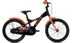 Dviratis S'COOL XXlite 18" 1-speed coaster-brake Aluminium black-orange