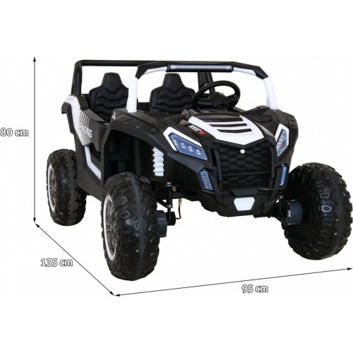 Vehicle Buggy ATV Racing 4x4 White