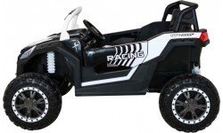 Elektromobilis Buggy ATV Racing 4x4 baltas