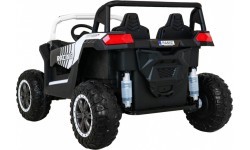 Elektromobilis Buggy ATV Racing 4x4 baltas