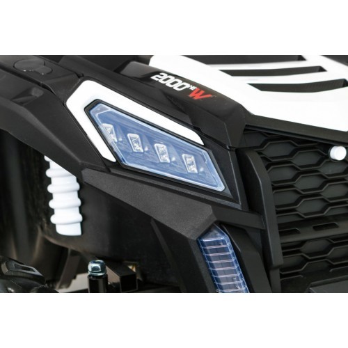Vehicle Buggy ATV Racing 4x4 White