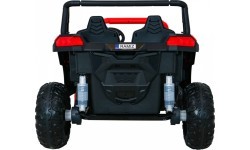 Elektromobilis bagis ATV Racing 4x4, raudonas