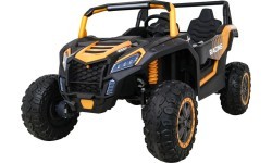Elektromobilis Buggy ATV Racing 4x4, auksinis