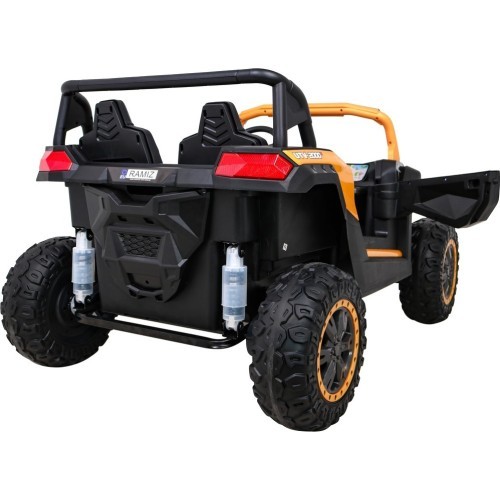 Elektromobilis Buggy ATV Racing 4x4, auksinis