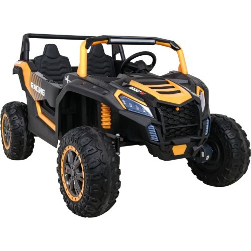 Elektromobilis Buggy ATV Racing 4x4, auksinis