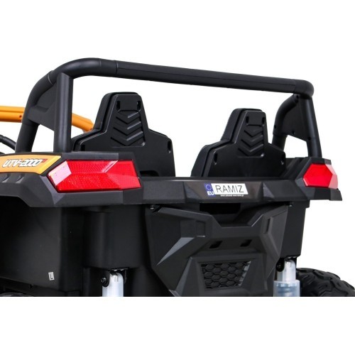 Elektromobilis Buggy ATV Racing 4x4, auksinis