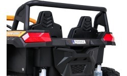 Elektromobilis Buggy ATV Racing 4x4, auksinis